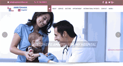 Desktop Screenshot of hospitalamritdhara.com