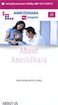 Mobile Screenshot of hospitalamritdhara.com